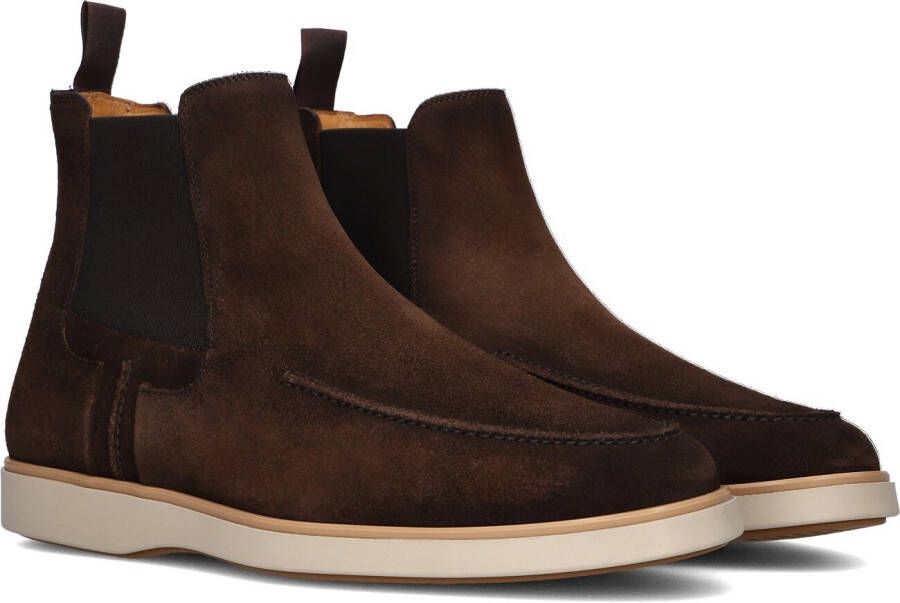 MAGNANNI Chelsea Boots Heren 25120 Maat: 45 Materiaal: Suède Kleur: Bruin