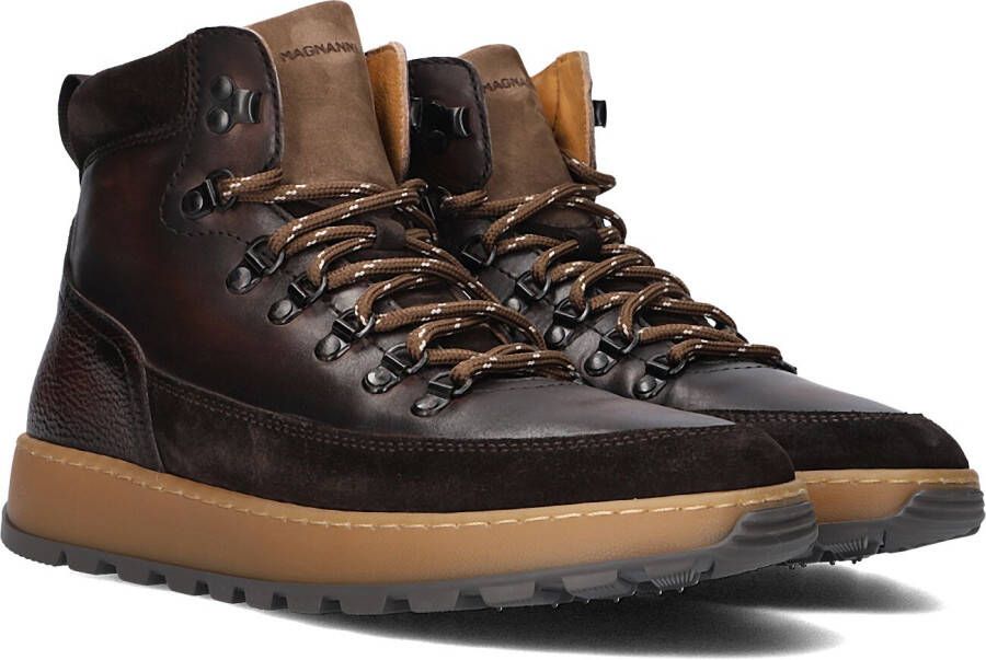 MAGNANNI Veterboots Heren 25827 Maat: 42 Materiaal: Leer Kleur: Bruin