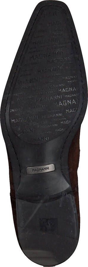 MAGNANNI Nette Schoenen Heren 19531 Maat: 43 Materiaal: Suède Kleur: Cognac