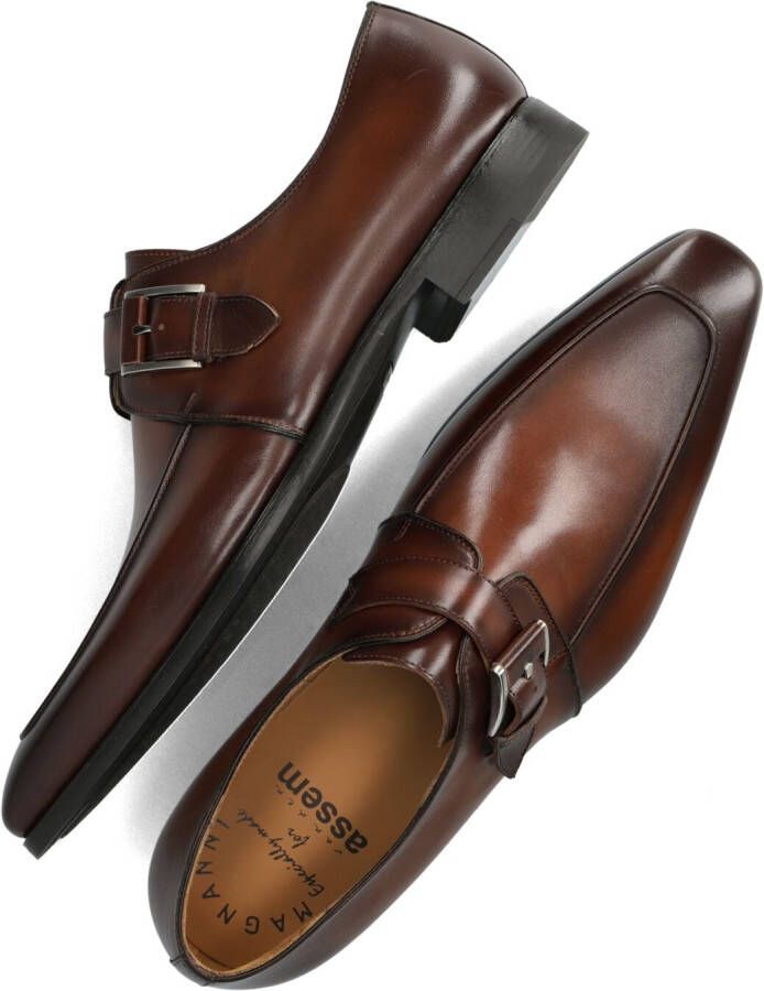 MAGNANNI Nette Schoenen Heren 23773 Maat: 41 Materiaal: Leer Kleur: Cognac