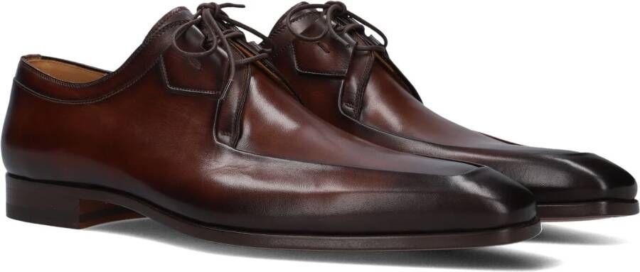 MAGNANNI Nette Schoenen Heren 25214 Maat: 47 Materiaal: Leer Kleur: Bruin