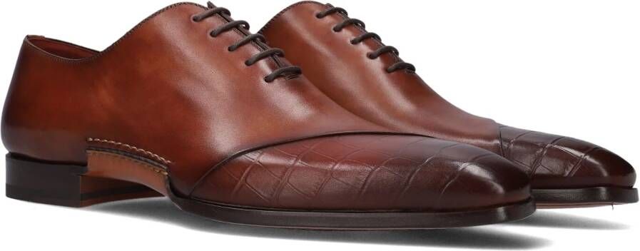 MAGNANNI Veterschoenen Heren 23869 Maat: 47 Materiaal: Leer Kleur: Cognac