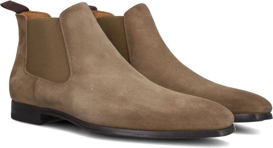 Magnanni Taupe Suède Herenlaarzen 20109 Beige Heren