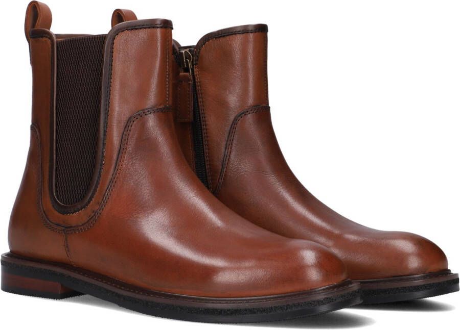 MARIPE Enkelboots Dames Fabiola Maat: 37 5 Materiaal: Leer Kleur: Cognac