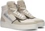 Maruti Mona Leather 66.1537.01-V45 Off White Dark Green Beige Dames - Thumbnail 1