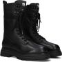 Maruti Chunky Lace-up Boots Remy Black Dames - Thumbnail 1