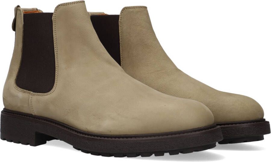 Mazzeltov Taupe Chelsea Boots 11669