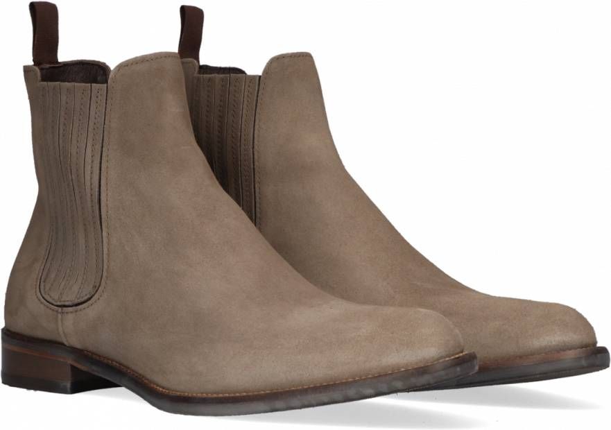 chelsea boots taupe heren