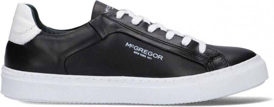 McGregor Heren Sneakers Zwart Lage Sneakers Leer Veters