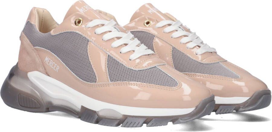 Runner Sneaker bruin Tinten Wooster 2.5 Lage sneakers Leren Sneaker Dames Beige