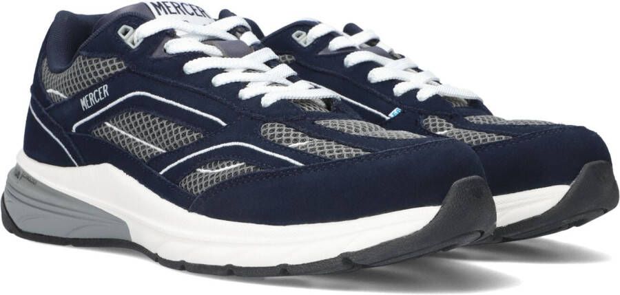 Mercer Amsterdam Blauwe Lage Sneakers The Re-run V2 Men