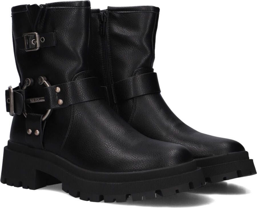 Mexx Zwarte Biker Boots Parvati Stijl Black Dames