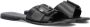 Mexx Zwarte Leren Elegante Slipper Lolli Black Dames - Thumbnail 1