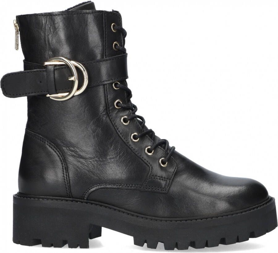 Mexx Zwarte Veterboots Haney