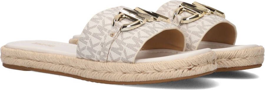 Michael Kors Beige Slippers Izzy Slide