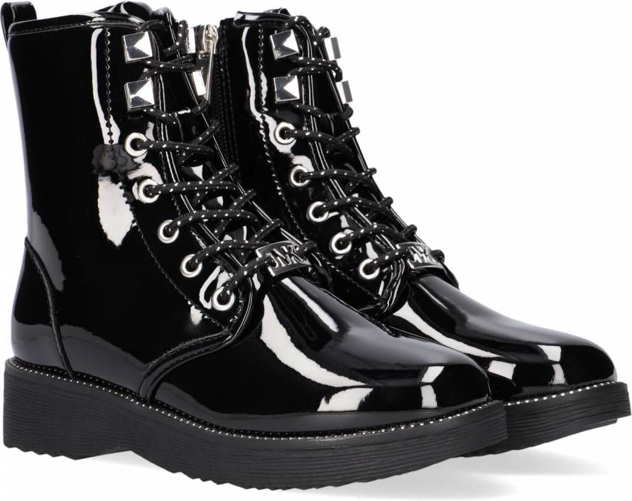 Michael Kors Zwarte Veterboots Haskell