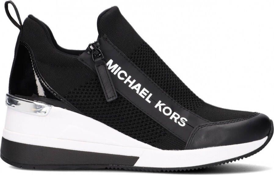 Michael Kors Zwarte Lage Sneakers Willis Wedge Trainer - Foto 1