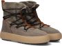 Moon Boot Enkellaarsjes Heren Outdoor Snowboots Herenschoenen Nylon 24400300 Beige combi - Thumbnail 1