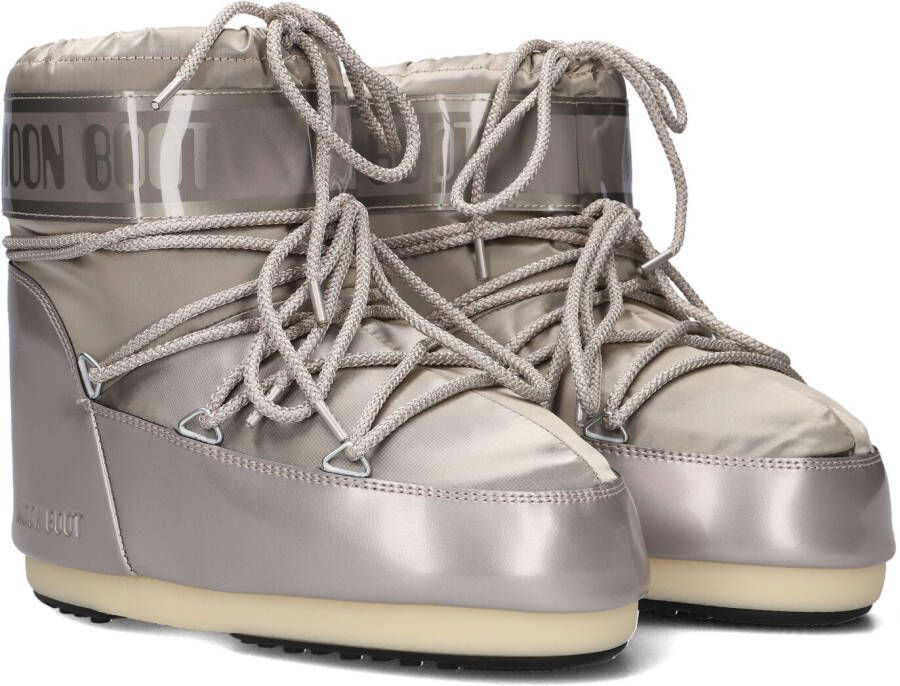 MOON BOOT Snowboots Dames Icon Low Glance Maat: 42 44 Materiaal: Textiel Kleur: Taupe