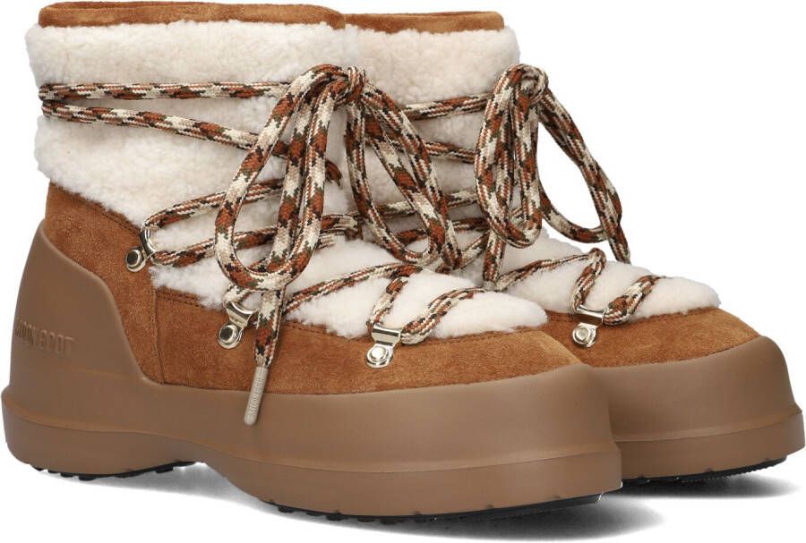 MOON BOOT Snowboots Dames Mb Luna Boot Shearling Maat: 41 Materiaal: Suède Kleur: Cognac