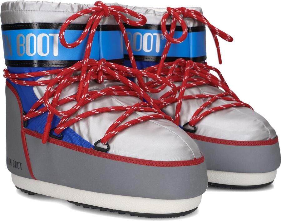 MOON BOOT Snowboots Dames Mb Icon Low Space Racing Maat: 36 38 Materiaal: Textiel Kleur: Grijs