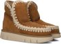 MOU Eskimo 18 Glitter Logo Vachtlaarzen Warme Laarzen Dames Cognac - Thumbnail 9