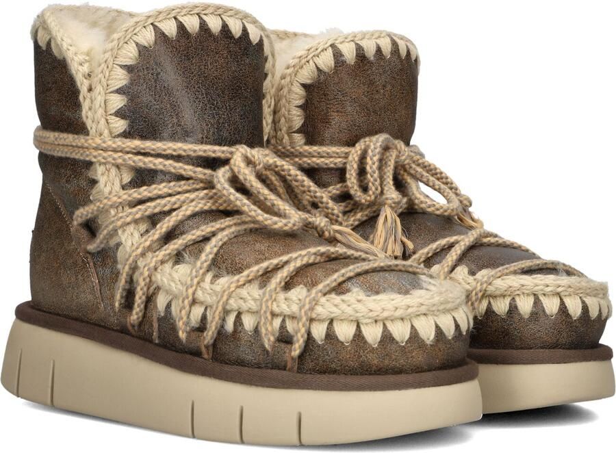 MOU Boots Dames Bounce Boot Scoubidoo Lace Sp Maat: 41 Materiaal: Nubuck Kleur: Bruin