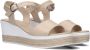 Nero Giardini 410650 Sandalen Met Sleehak Dames Beige - Thumbnail 1