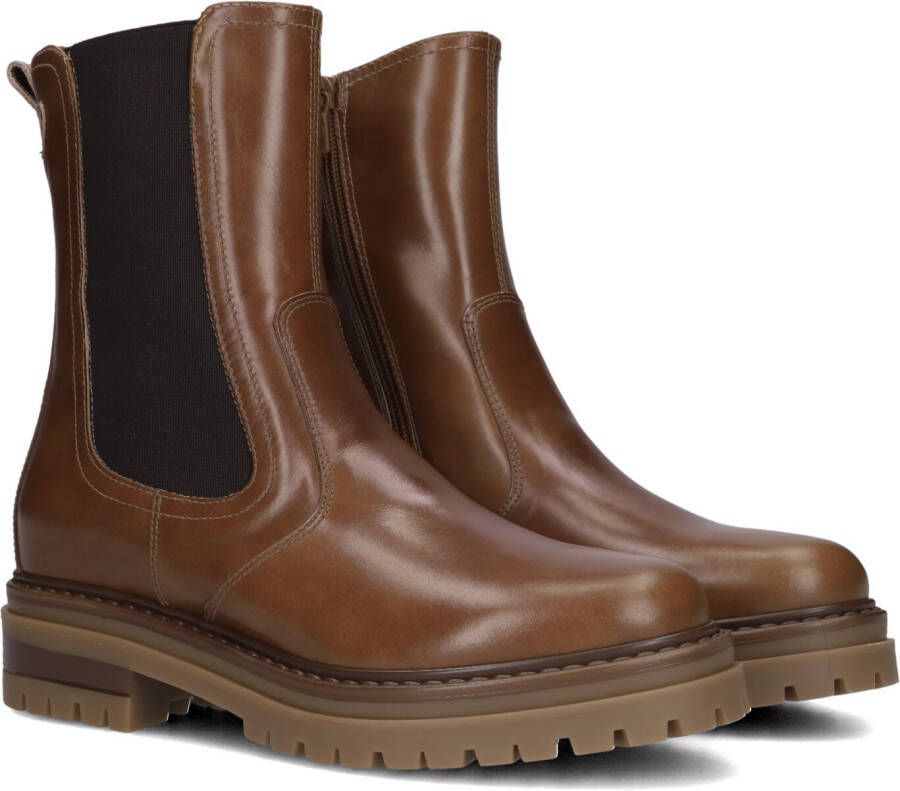 Nerogiardini Bruine Chelsea Boots met Elastische Inzetstukken Brown Dames