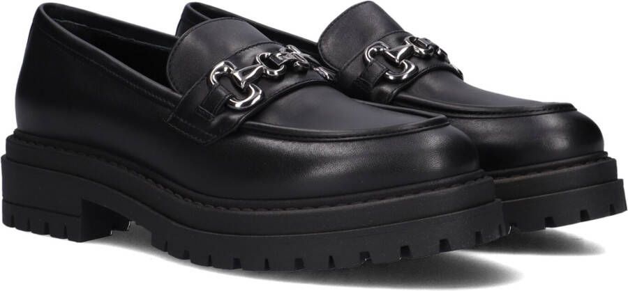 NERO GIARDINI Zwarte Loafers 11410