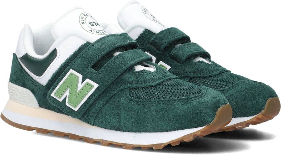New Balance 574 sneakers groen wit Suede Meerkleurig 33