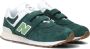 New Balance 574 sneakers groen wit Jongens Meisjes Suede Logo 34.5 - Thumbnail 1