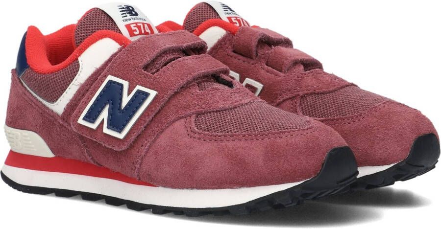 New Balance 574 sneakers donkerrood donkerblauw