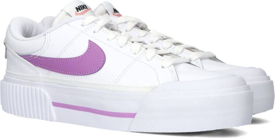 Nike Legacy Lift Lage Schoen Wit Fuchsia Zwart White Dames