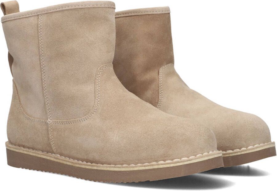 Notre-V 2204-03 1 Enkellaarsjes Enkelboots Dames Beige