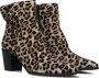 Notre-V At 156 Enkellaarsjes Enkelboots met rits Dames Beige - Thumbnail 1