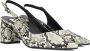 Notre-v Beige Leren Slingback Hakken Multicolor Dames - Thumbnail 1