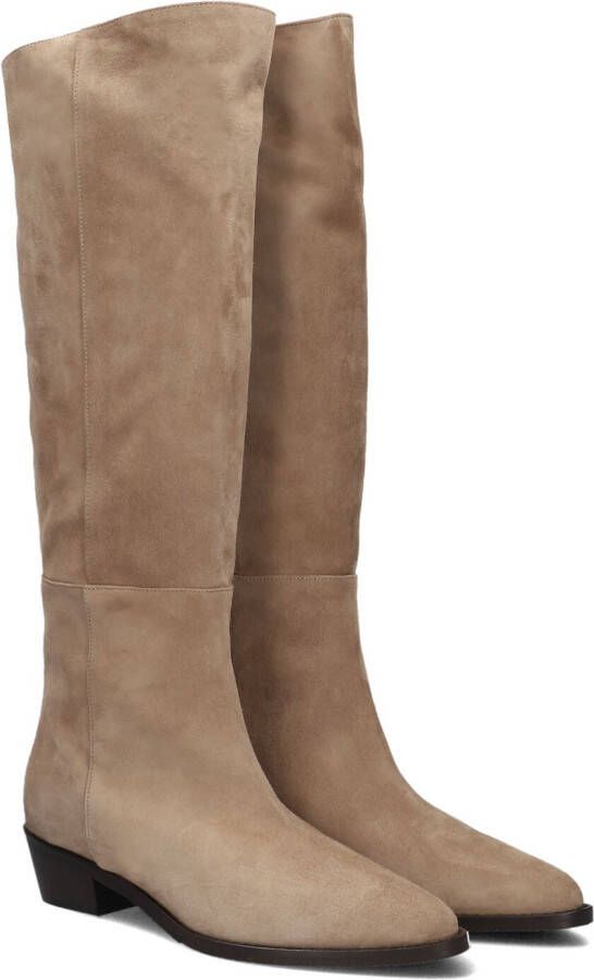 Notre-v Beige Suède Hoge Laarzen Beige Dames