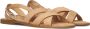 Notre-v Dames Sandalen 22563 Beige Dames - Thumbnail 1