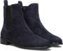 Notre-V 3422 Enkellaarsjes Enkelboots met rits Dames Blauw - Thumbnail 1