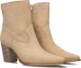 AYANA 1girl212 Enkellaarsjes Enkelboots met rits Dames Camel - Thumbnail 1