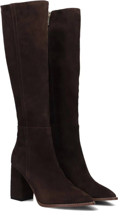 Notre-v Elegante Hoge Laarzen in Warm Bruin Brown Dames