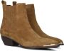 Notre-V Ar230 Enkellaarsjes Enkelboots met rits Dames Camel - Thumbnail 1