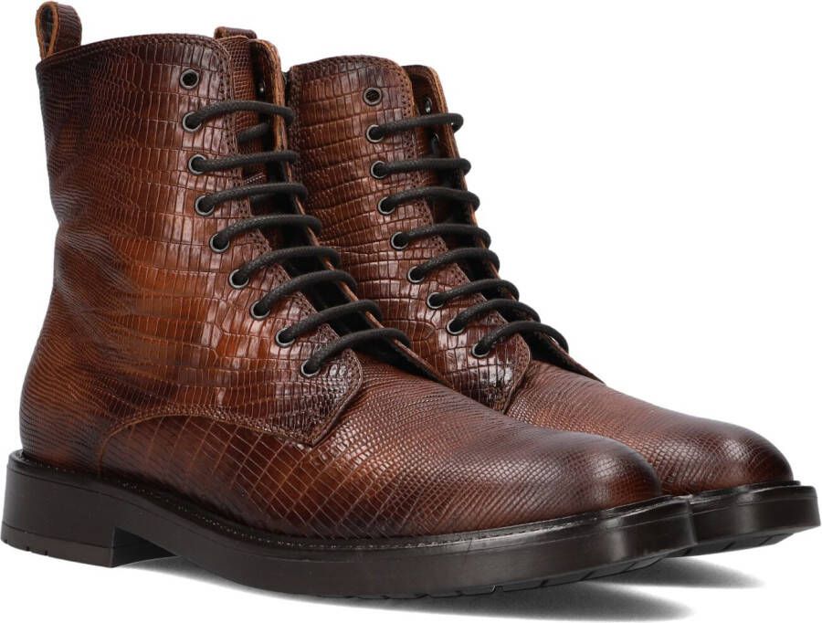 Notre-v Cognac Veterschoenen voor Dames Brown Dames