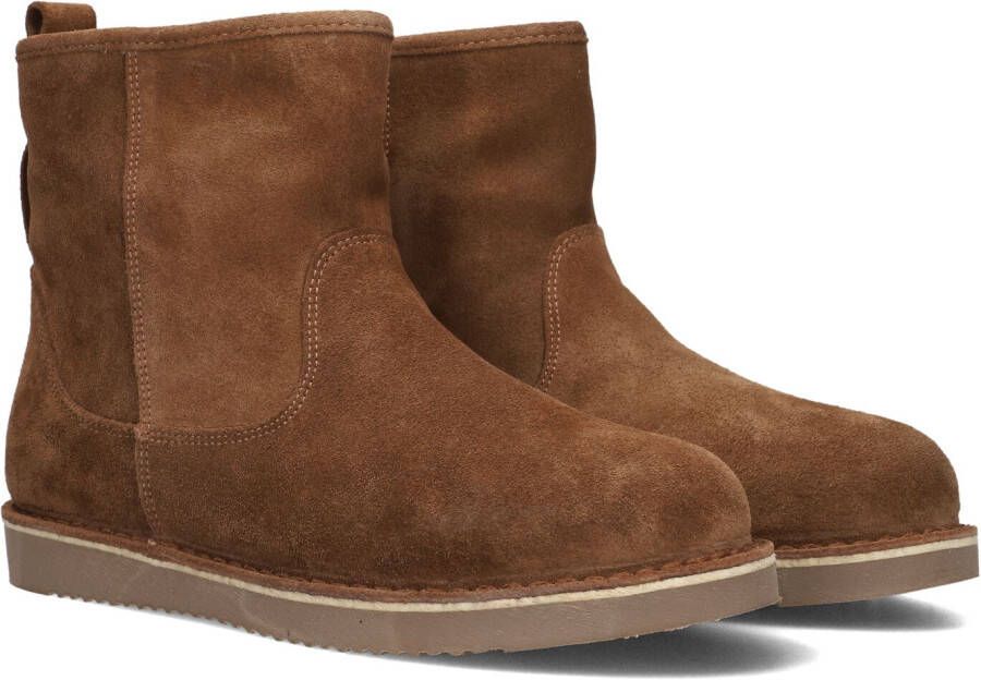 Notre-V 2204-03 1 Enkellaarsjes Enkelboots Dames Cognac