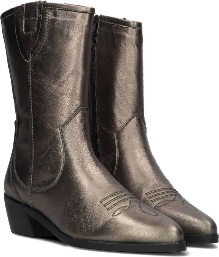 Notre-V 18050 Enkellaarsjes Enkelboots met rits Dames Goud