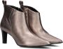 Notre-V 38238 Enkellaarsjes Enkelboots met rits Dames Goud - Thumbnail 1