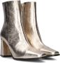 Notre-V 48236 Enkellaarsjes Enkelboots met rits Dames Goud - Thumbnail 1