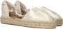 Notre-V Dely23 Espadrilles Dames Goud - Thumbnail 1