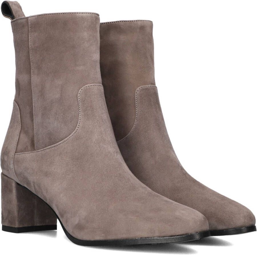 Notre-V 8543 Enkellaarsjes Enkelboots met rits Dames Grijs